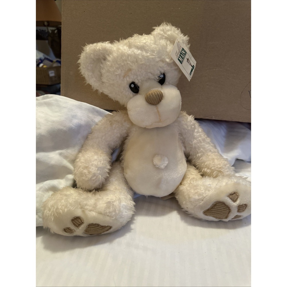 First & Main TOODLES Teddy Bear Plush Tan Brown Sitting Stuffed Animal Toy CUTE!